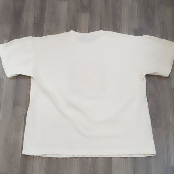 Vintage Bob Chinn's Crab House Men's Beige Waffle Knit T-Shirt Size XXL - Picture 3 of 5